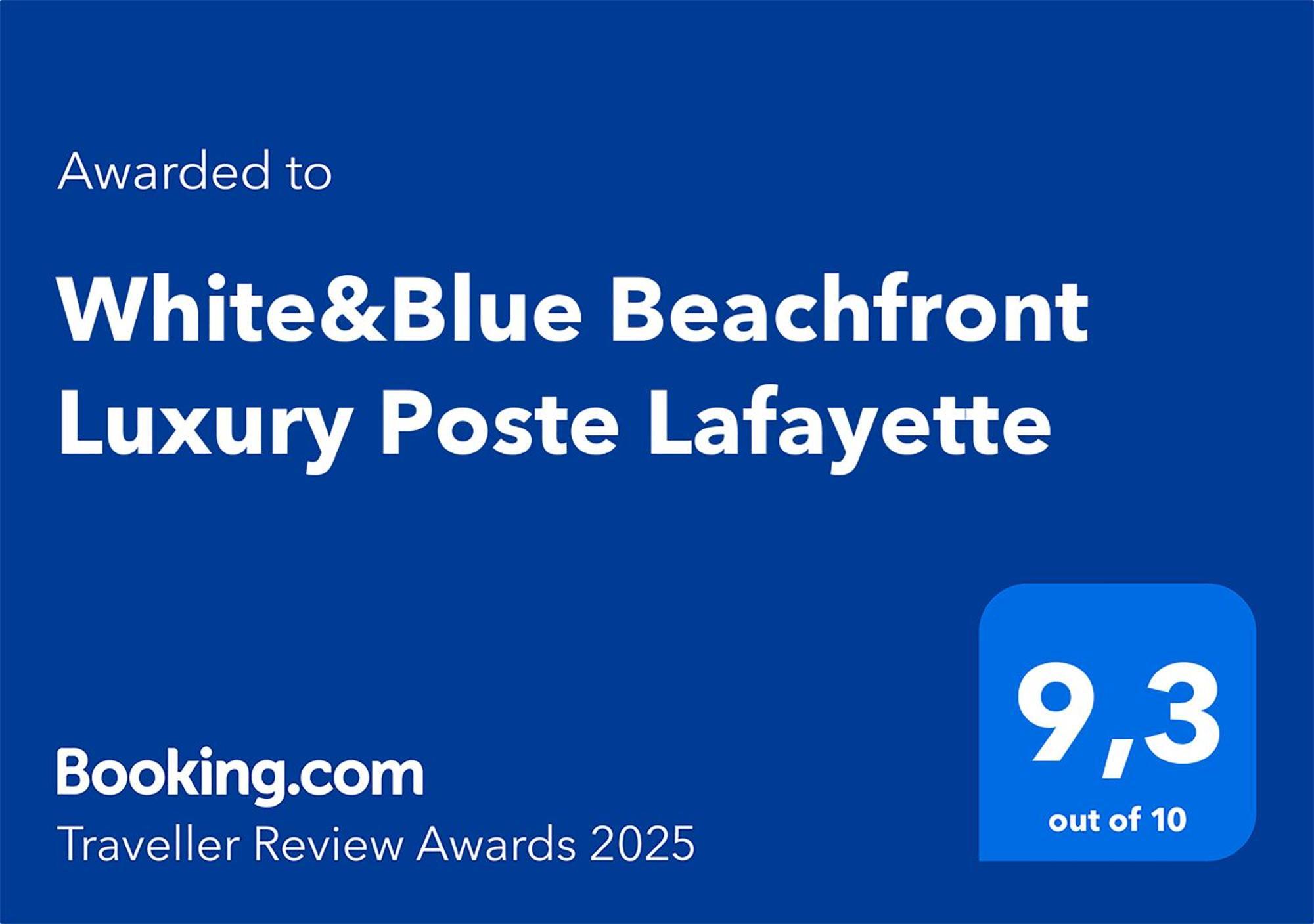 White&Blue Beachfront Luxury Poste Lafayette מראה חיצוני תמונה